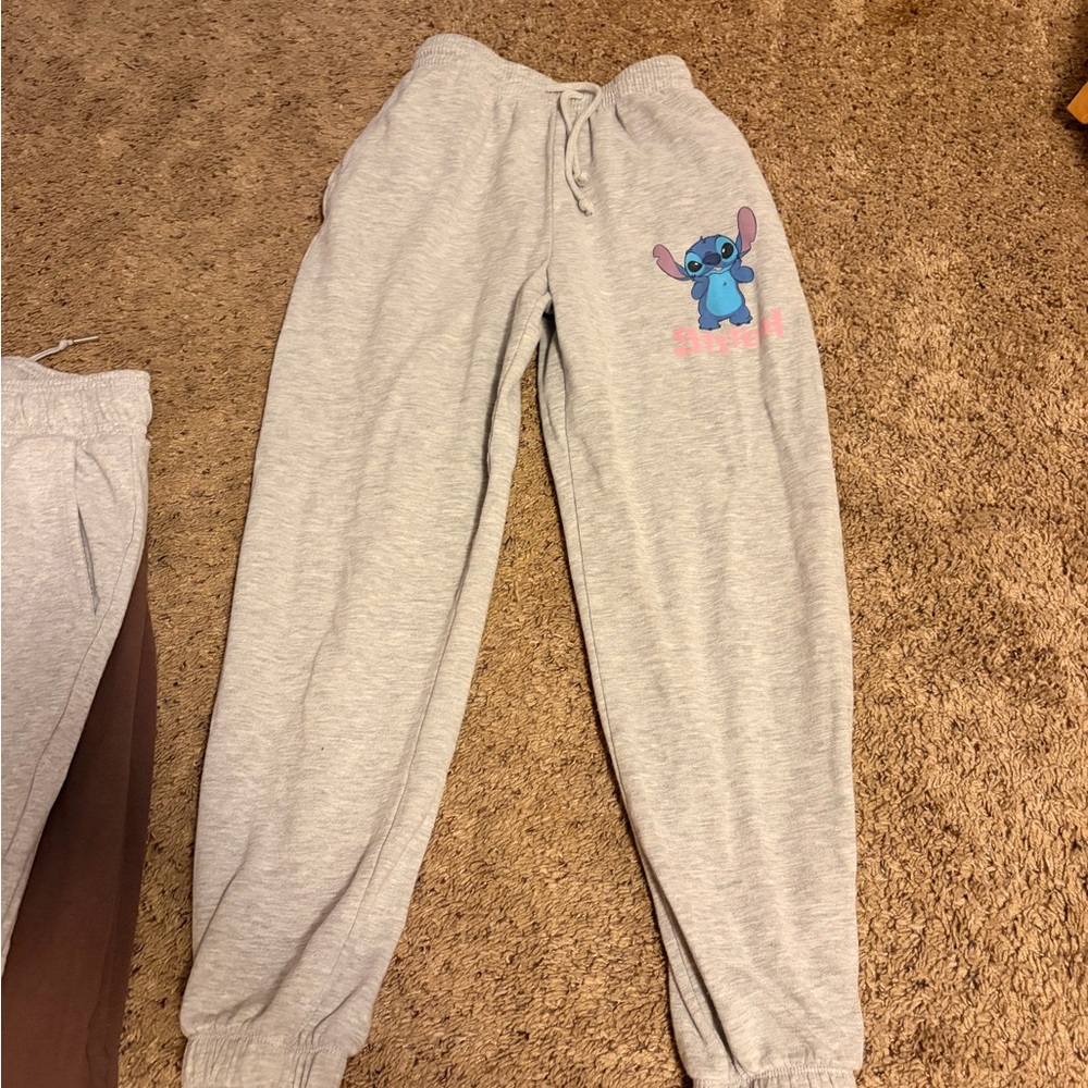 Disney Stitch Gray Sweatpants